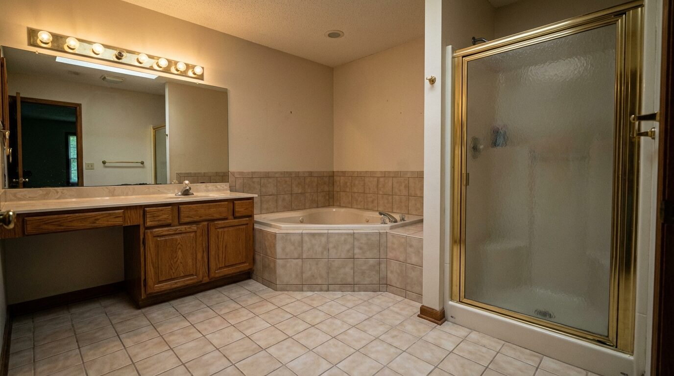 Bathroom before renovation